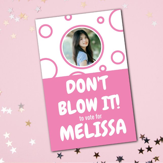 Don't Blow It: Vote" School Election  Poster (Creator Uploaded)