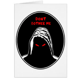 Dont bother me concept illustration