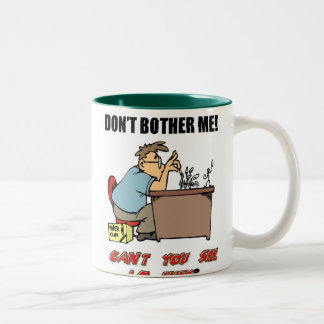 Don't Bother Me I'm Busy Two-Tone Coffee Mug