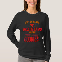 Don't Bother Me I'm Eating Cookies Humour Graphic