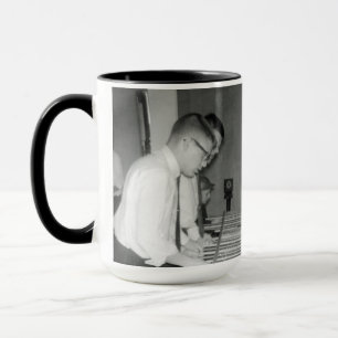 DONT' BOTHER ME I'M PLAYING FOOSBALL VINTAGE PHOTO MUG