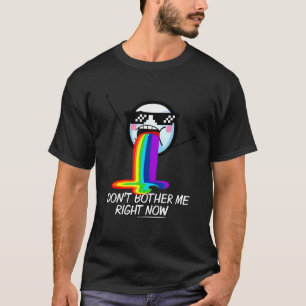 Don't Bother Me Right Now Cool Sarcastic Meme Fac T-Shirt
