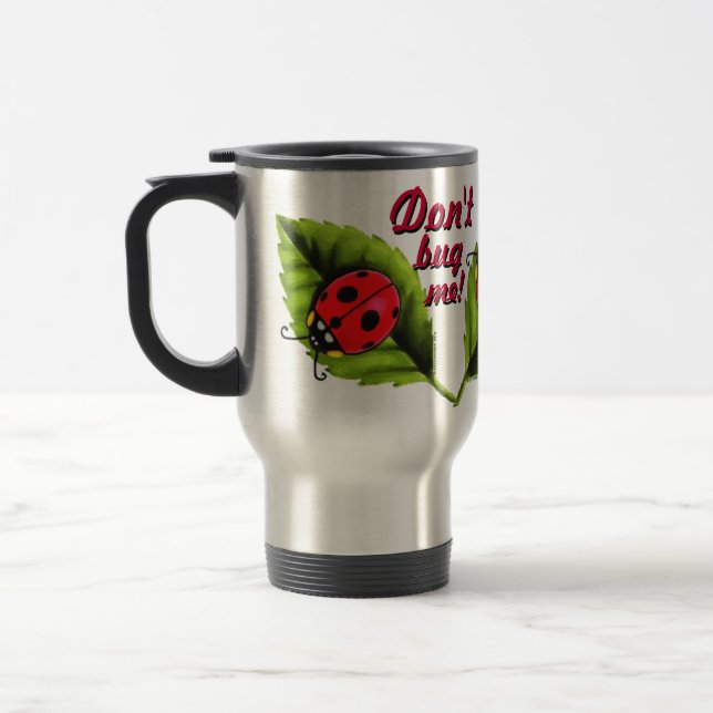 Don't bug me! Ladybugs Travel Mug (Left)