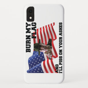Don't burn my flag Case-Mate iPhone case