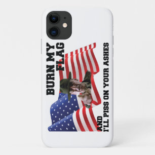 Don't burn my flag Case-Mate iPhone case