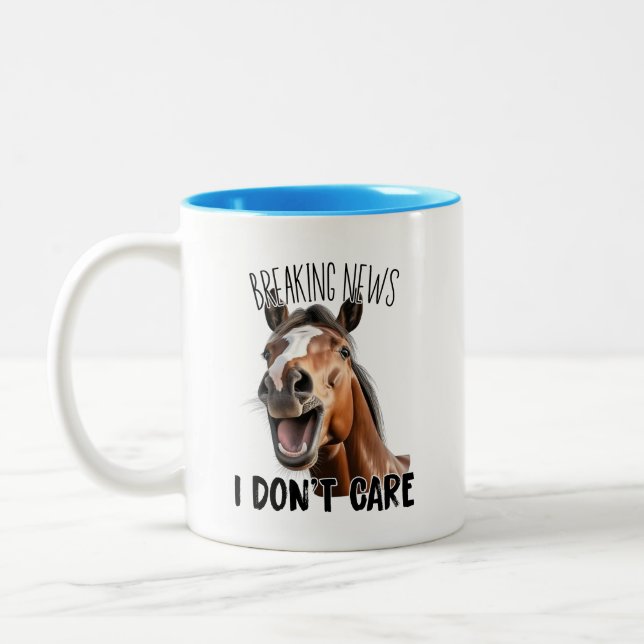 Don't Care Two-Tone Coffee Mug (Left)
