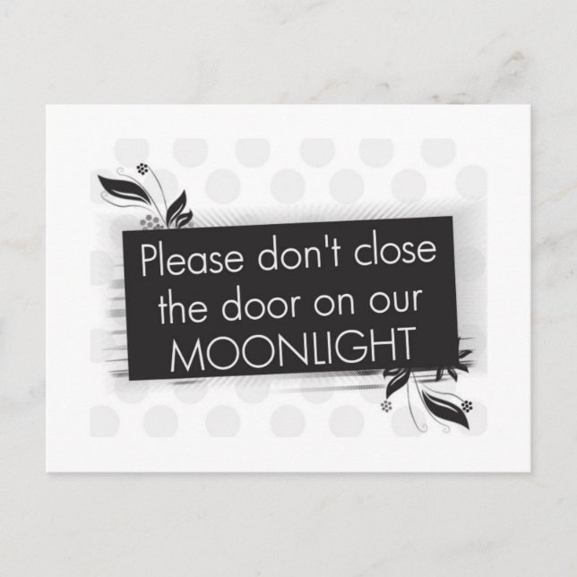 Don't Close the Door Postcard (Front)
