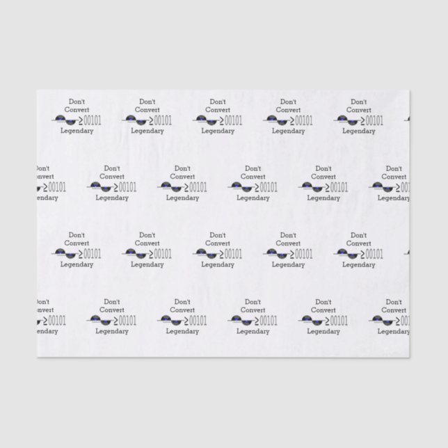 Dont Convert Tissue Paper (Front)