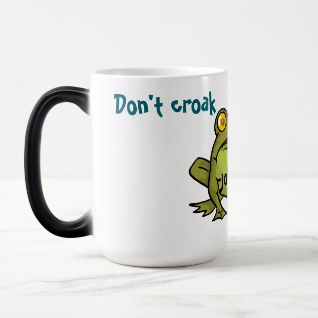 Don't croak without Jesus Magic Mug (Left)
