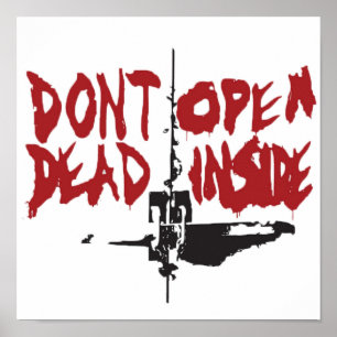 dont dead open inside from the walking dead show poster