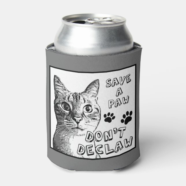 Don't Declaw Can Cooler (Can Front)
