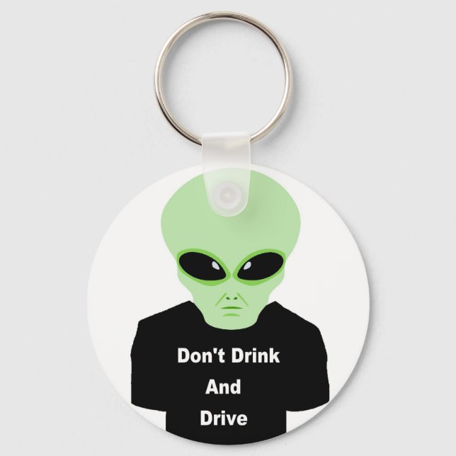 Don't Drink And Drive Key Ring (Front)