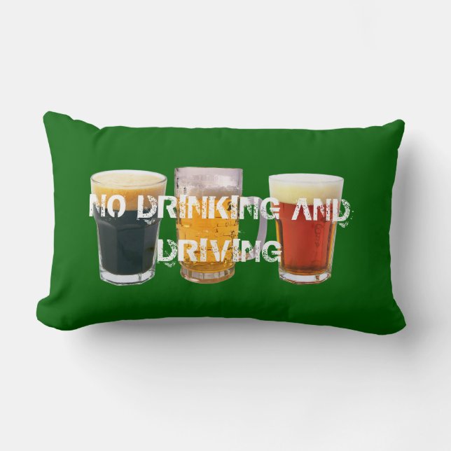 Don't Drink and Drive Lumbar Cushion (Front)