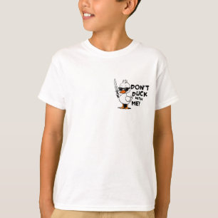 Don't Duck with Me Funny Duck Knife T-Shirt