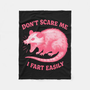 Don't E Me I Fart Easily Funny Sarcastic Humor Hil Fleece Blanket