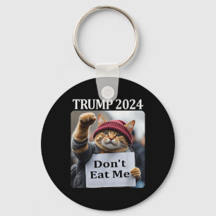 Don't Eat Me Cats For Trump 2024 1 Key Ring