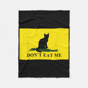 Don't Eat Me Cats For Trump 2024  Fleece Blanket