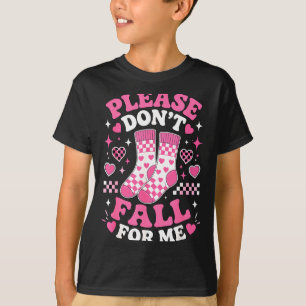 Dont fall for funny socks pun sarcastic joke humou T-Shirt