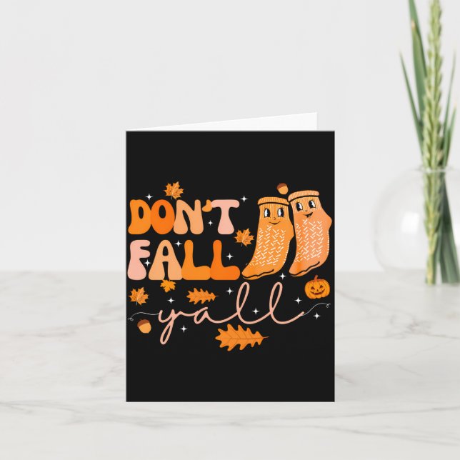 Dont Fall Yall Fall Prevention Fall Physical  Card (Front)