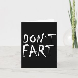 Dont Fart Bodybuilding Protein Fitness Weightlifti Card