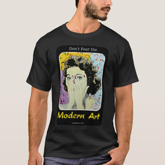'Don't Fear the Modern Art' Men's Shirt (Front)