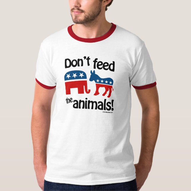 Don't Feed the Animals - T-Shirt (Front)