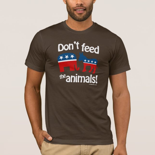 Don't Feed the Animals T-Shirt (Front)