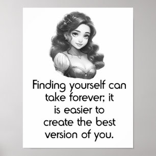 Don't find yourself; Create yourself Poster