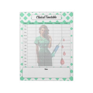 Don't Flatter Yourself _ Clinical Timetable Notepad