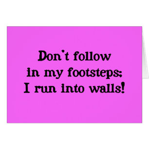 Don't follow