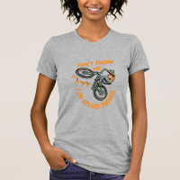 don't follow me funny mountain bike T-Shirt