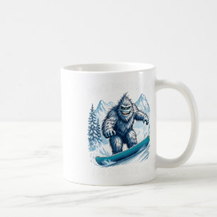 Don't Follow Me I Do Stupid Things Sasquatch Snowb Coffee Mug