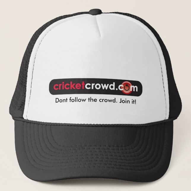Dont follow the crowd. Join it! Cap (Front)