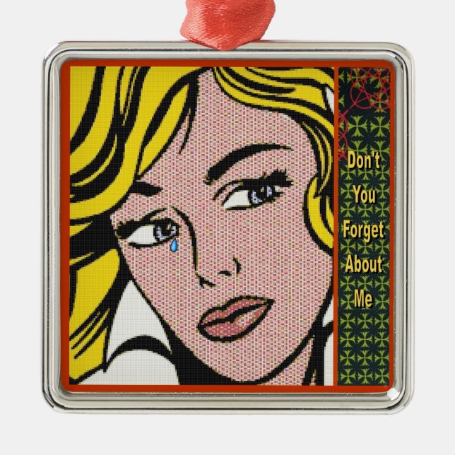 Don't Forget 1 Metal Tree Decoration (Front)