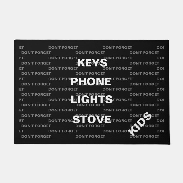 Don't Forget Doormat (Front)