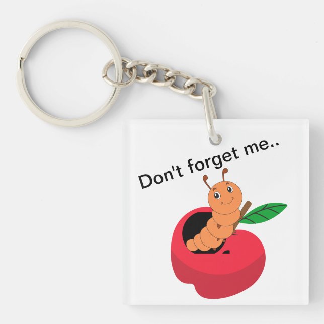 Don't forget me key ring (Front)