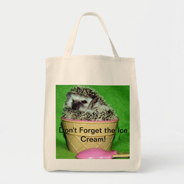 Don't Forget the Ice Cream! Tote Bag (Front)