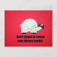 Don't forget to return your library books!