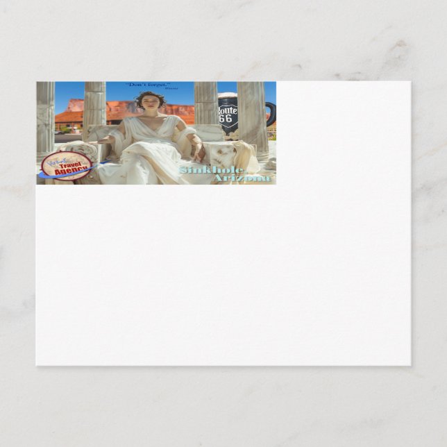 "Don't Forget Winona" Souvenir Post Card (Front)