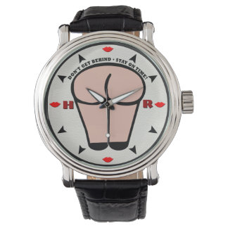 Don't Get Behind - Stay On Time (Monogrammed) _P Watch