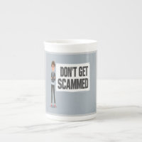 Don't Get Scammed Banner Next To A Scammer