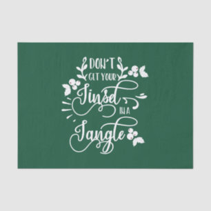 dont get your tinsel in a tangle christmas tissue paper