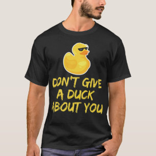 Dont give a Duck Meme Duck Pun Duck boxer golden r T-Shirt