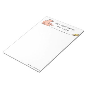 Don't Give Me That Line Note-Scratch Pad