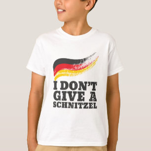 Dont Give Schnitzel German Flag Oktoberfest T-Shirt