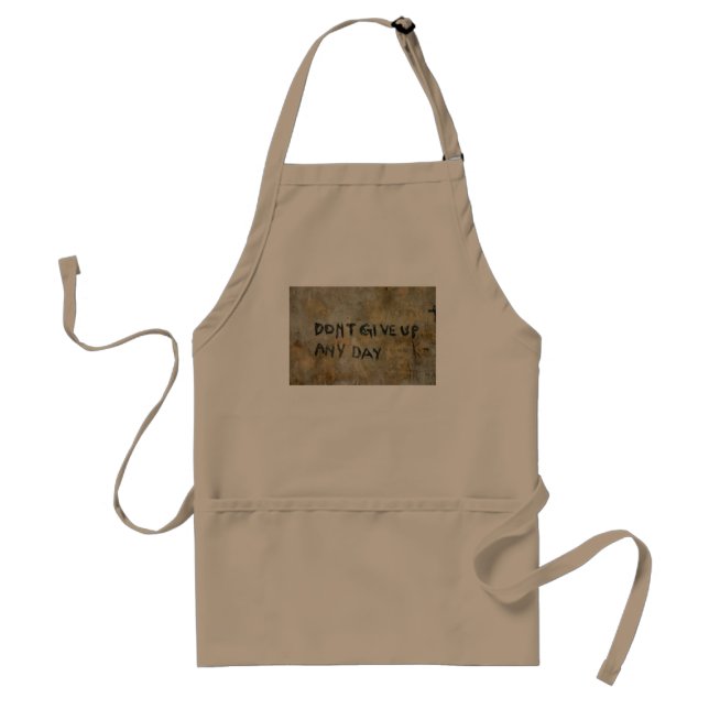 Don't Give Up Graffiti - Apron (Front)