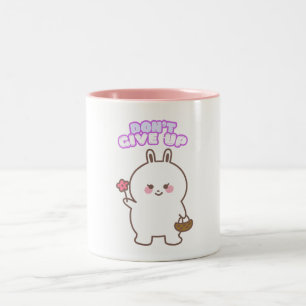 Don't Give Up Two-Tone Coffee Mug