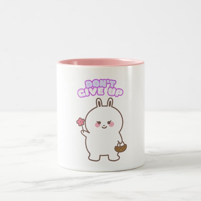 Don't Give Up Two-Tone Coffee Mug (Center)