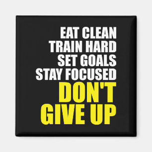 Don't Give Up - Workout Motivational Magnet