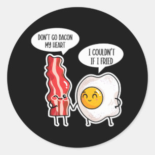Don't Go Con My Heart - Con Lover Bbq Pork Grillin Classic Round Sticker